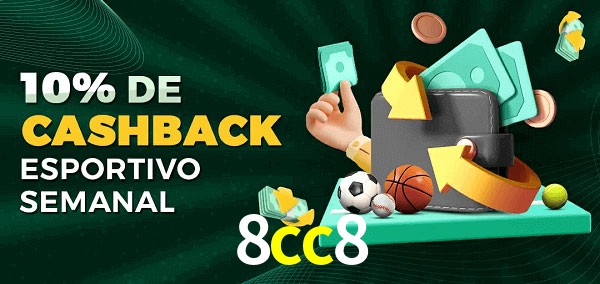 10% de bônus de cashback na 8cc8